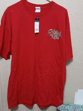 Blessed Girl Red Short Sleeve Tee